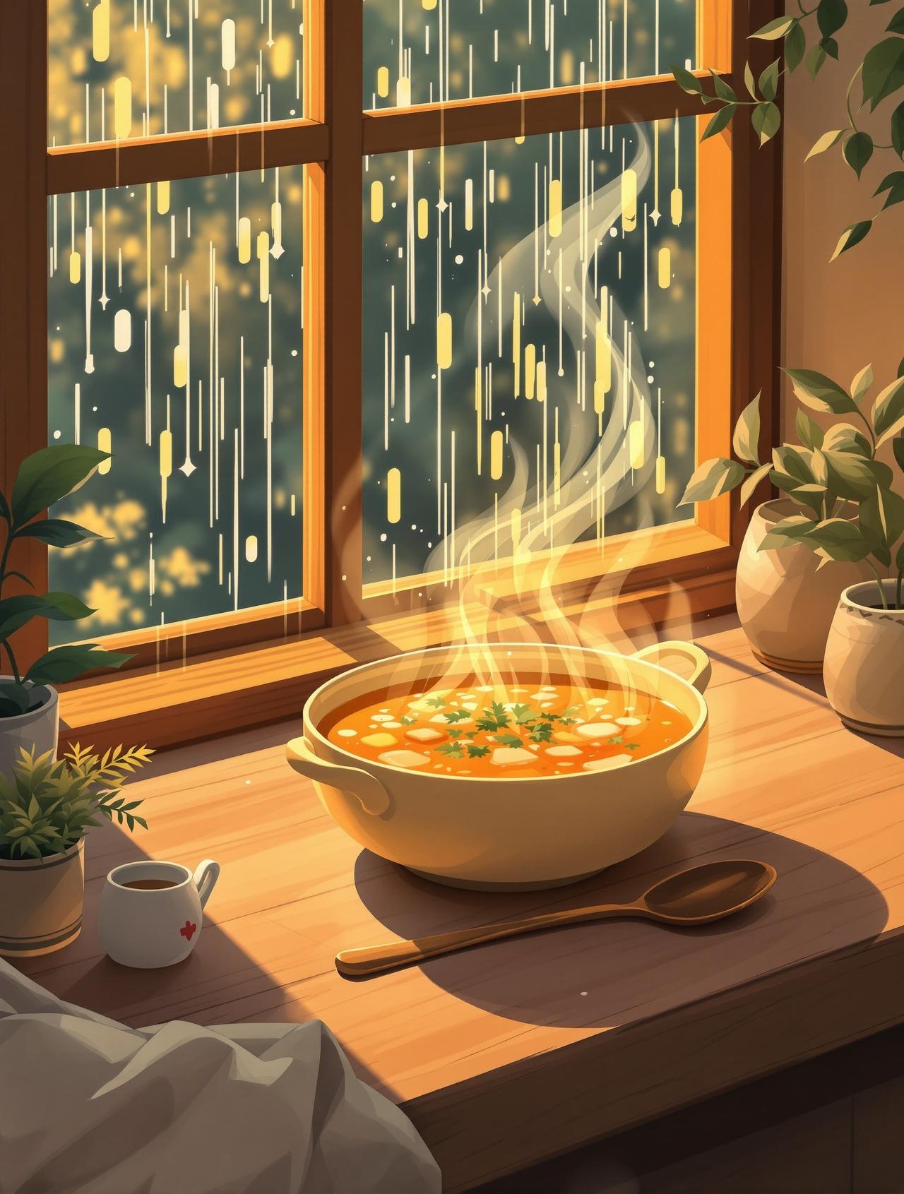 ai漫剧 - 雨天一碗汤